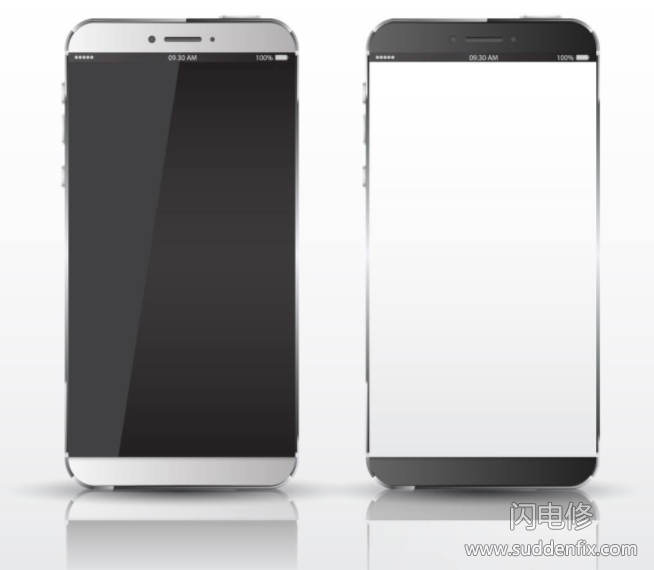 手機外屏，內屏分辨